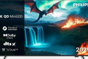Philips 55MLED810/12 4K QD MiniLED 139cm 55″ Smart TV Dolby Vision Dolby Atmos Titan OS
