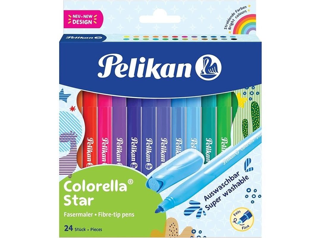 🛍️ Pelikan Colorella Keçeli Kalem 24lü