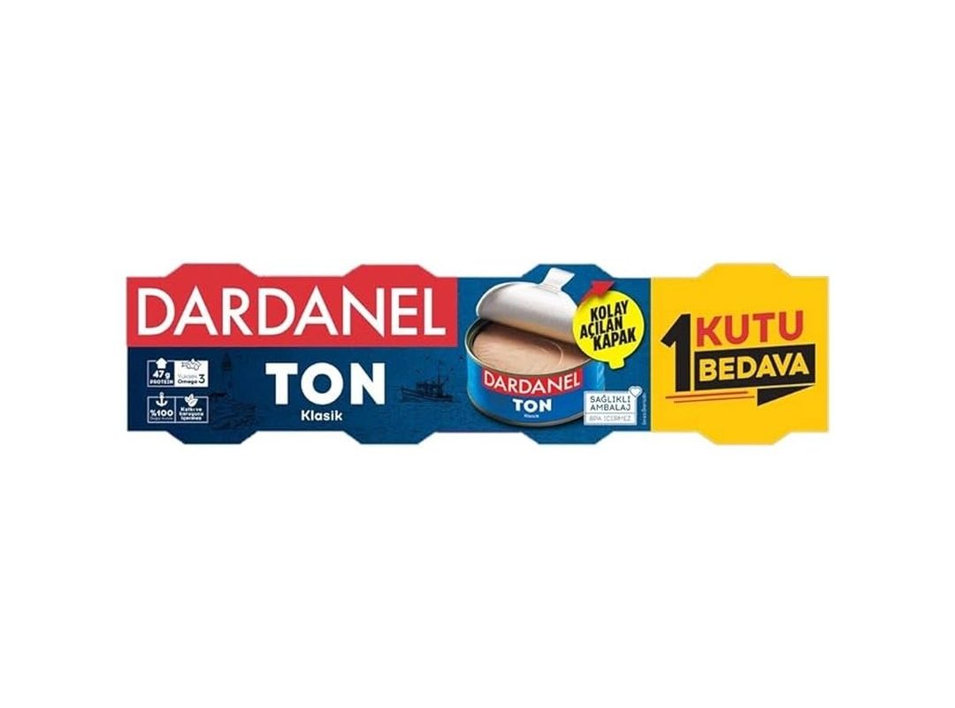 🛍️ Dardanel Ton Balığı 4 X 75 Gr (3+1) 1 Kutu Bedava