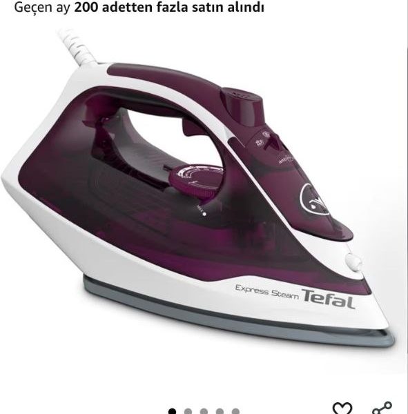 Tefal FV2844 Express Steam Kırışıklık Giderici 2400 Watt Buharlı Ütü -4300007576