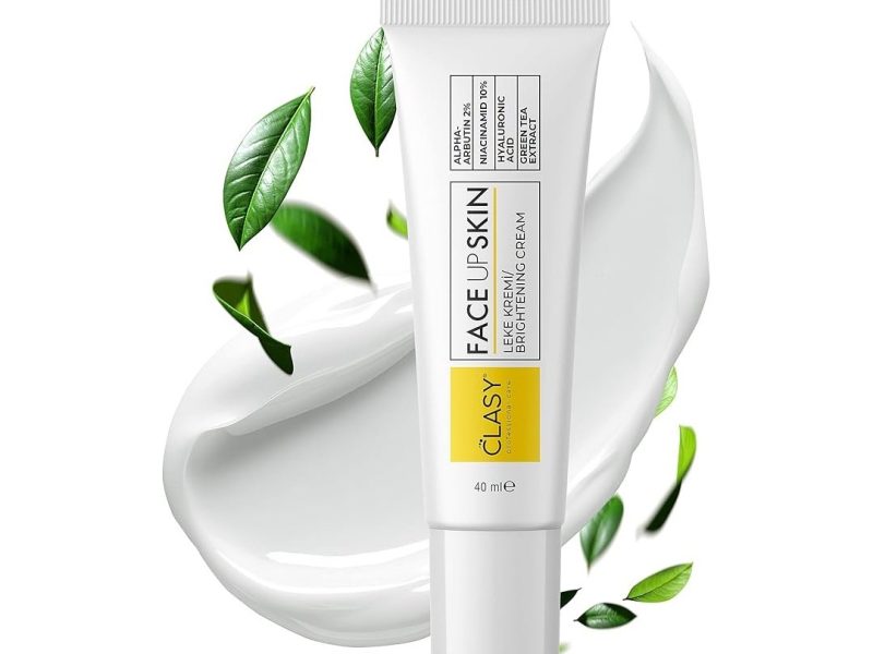🛍️ CLASYCARE Leke Karşıtı Aydınlatıcı – Yüz İçin Koyu Leke Giderici, Siyah Nokta Karşıtı Cilt Bakım Kremi, Komedojenik Olmayan Hafif Nemlendirici, 40 ml