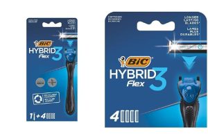 BIC Hybrid 3 Flex 1 Sap & 4 Başlık Erkek Tıraş Bıçağı ve 4’lü Yedek Tıraş Bıçağı Kartuşu Seti