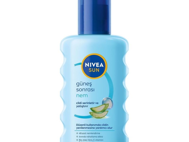 🛍️ NIVEA SUN Ferahlatıcı Güneş Sonrası Vücut Spreyi 200ml, Nemlendirici, Aloe Vera, Hyaluron