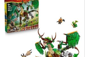LEGO NINJAGO Yaşam Ejderhası 71859 | 9 Yaş ve Üzeri Çocuklar için Zane ve Toprak Canavarları Minifigürleri İçeren Oyuncak Yapım Seti, Hediye Fikri (1050 Parça)