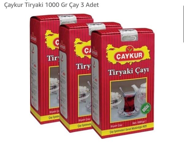Çaykur Tiryaki 1000 Gr Çay 3 Adet