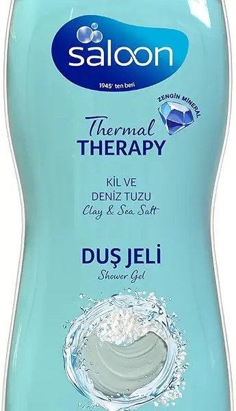 SALOON Thermal Duş Jeli Besleyci Kil & Deniz Tuzu 450Ml