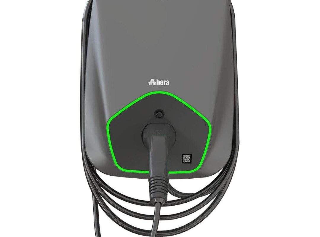 🛍 Hera Chargepack® Personal 7,4kW Kablolu(5m Type2) Elektrikli Araç Şarj Ünitesi, Gri