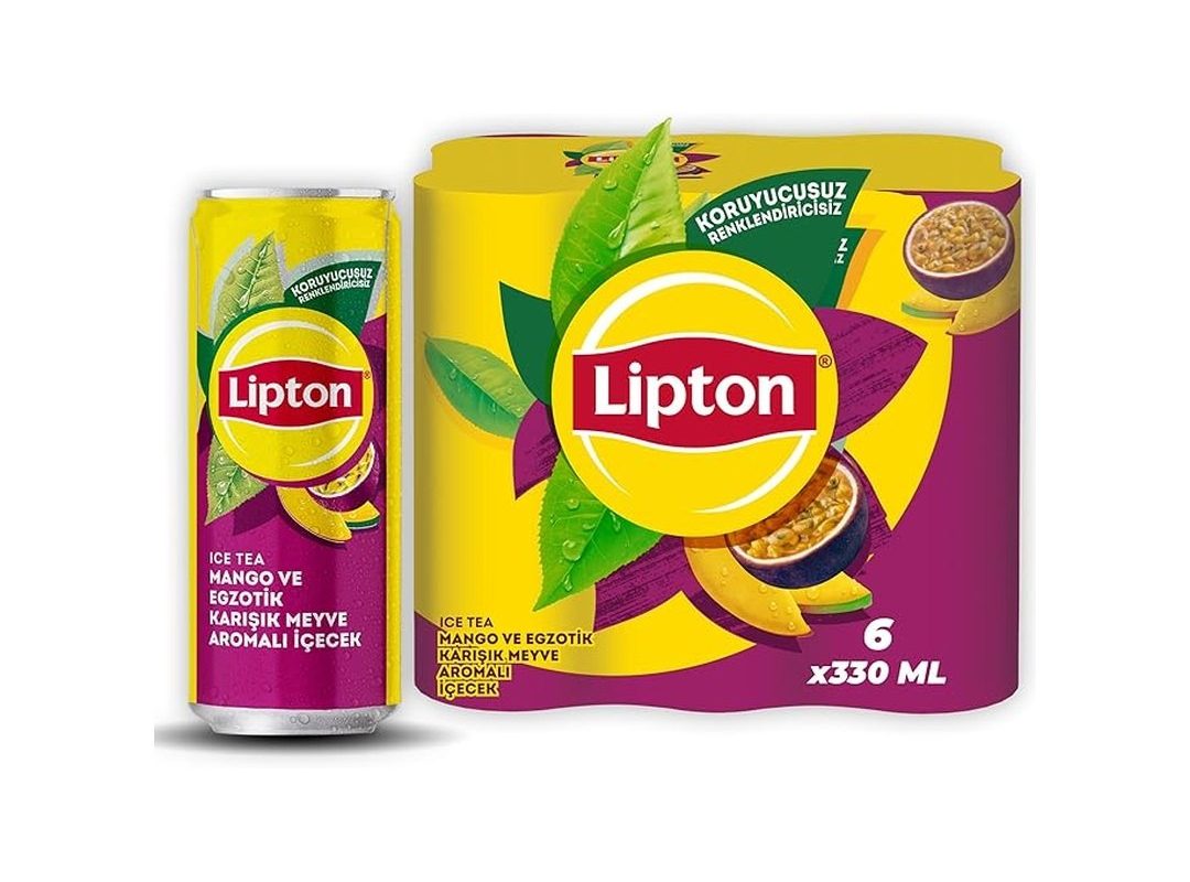 🛍️ Lipton Ice Tea Mango Aromalı Soğuk Çay 6 x 330 ml