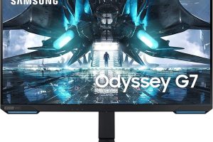 (%15.47) SAMSUNG Odyssey G7 LS28AG700NUXUF 28″ inç Oyun Monitörü, UHD, 1 ms, IPS, 144 Hz, FreeSync, G-Sync, HDR 400, VESA, HAS, Pivot, Tilt,Swivel, Siyah