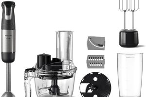 🛍 Philips 5000 Serisi El Blender – SpeedTrigger Kontrolü, 1200W Motor, Paslanmaz Çelik Bıçaklar, Bebek Maması Hazır, Mikser ve Gıda İşlemci Aksesuarları (HR2695/01)