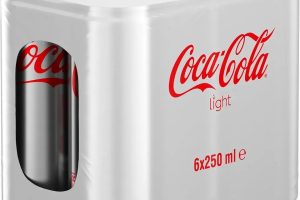 Coca-Cola Light Kutu 6×250 ml