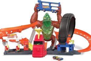 (%89.33) Hot Wheels Zehirli Goril Saldırısı Oyun Seti, 5 yaş ve üzeri, GTT94