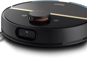 (%54.03) Philips 7000 Serisi HomeRun Aqua Islak Kuru Robot Süpürge, Sarj istasyonlu, Koyu Siyah ve Altın Sarısı, XU7000/01