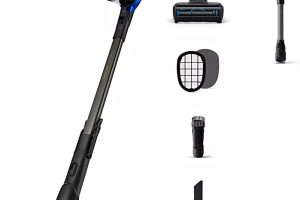 (%50.31) PHILIPS XC8049/01 Şarjlı Dik Süpürge, 70 dk’ya Kadar Çalışma Süresi, Lacivert