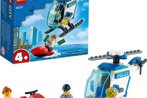 (%97.98) LEGO City Polis Helikopteri Yapım Seti; Harika bir Polis Helikopteri Oyuncağı 60275 (51 Parça)
