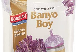 (%85.92) Koroplast Banyo Boy Lavanta Kokulu Çöp Torbası (1 x 30 adet)