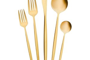 🛍️ Karaca Orion Matte Gold 30 Parça 6 Kişiik Çatal Kaşık Bıçak Seti