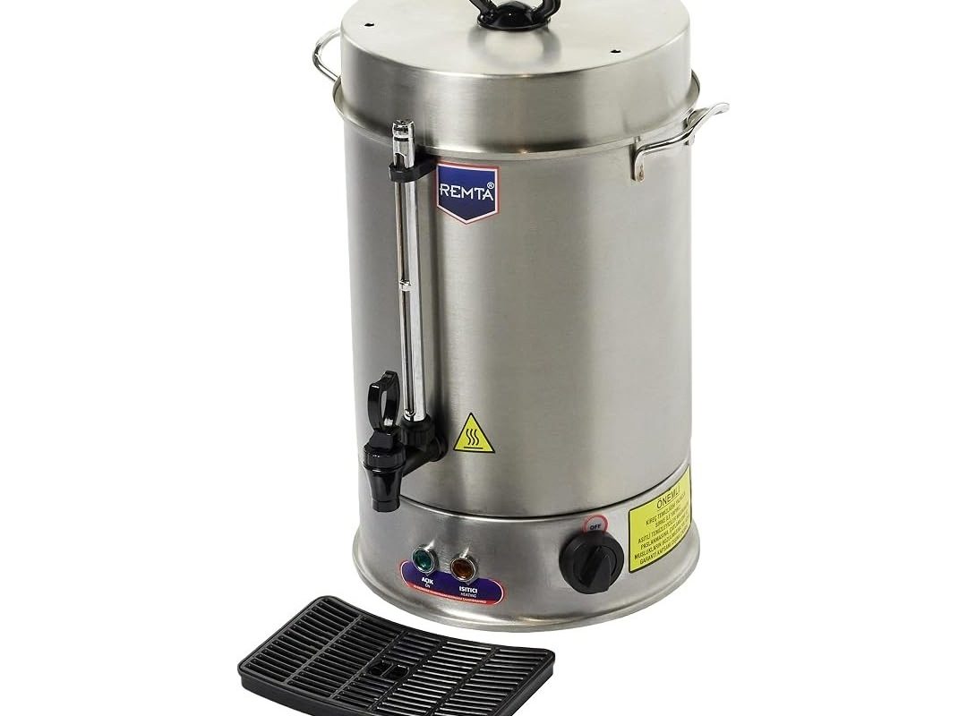 🛍️ Remta R50 80 Fincan Çay Makinesi, Paslanmaz Çelik, 2400 W, Gümüş Rengi