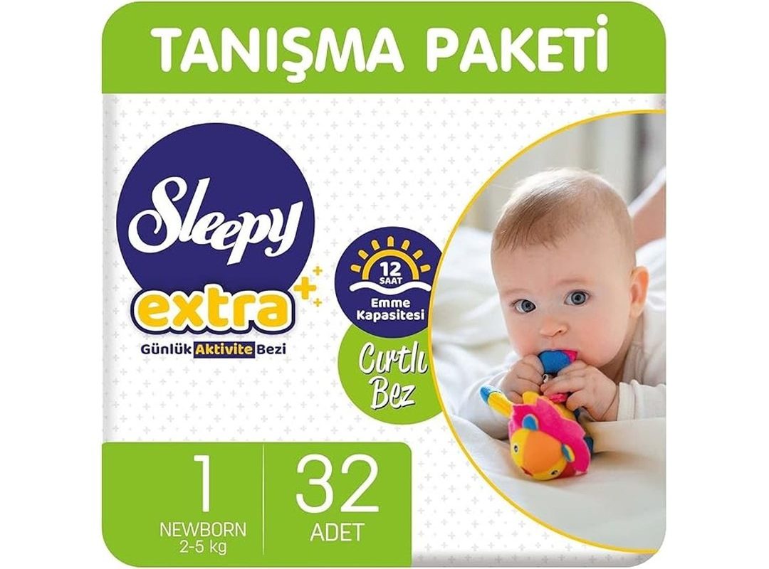🛍️ Sleepy Extra Günlük Aktivite Bezi 1 Numara Yenidoğan