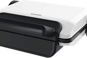 (%17.28) Grundig CG 5960 Izgara ve Tost Makinesi, Çıkarılabilir Plakalar, 4 Seviye Isı Kademesi, Paslanmaz Çelik, 1800 W, Beyaz