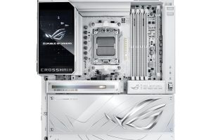 🛍️ ASUS ROG CROSSHAIR X870E GLACIAL AMD X870E AM5 Anakart, DDR5 9200, 2x USB4, 7x M.2, WiFi 7, Bluetooth, 2x 10Gbit LAN, EATX, 24+2+2 Güç Aşamaları