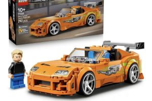 LEGO Speed Champions Hızlı ve Öfkeli Toyota Supra MK4 77260-10 Yaş ve Üzeri Çocuklar için Troy Lee’nin Nuclear Gladiator Grafiği, 4 Özel Jant İçeren Oyuncak Yapım Seti, Hediye Fikri (292 Parça)