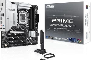 (%15.76) ASUS PRIME Z890M-PLUS WIFI Intel Z890 LGA1851 DDR5 8400 DP HDMI Type-C 3x M2 USB3.2 WiFi 7 + BT AURA RGB 2.5Gbit LAN mATX 10+1+2+1 Güç Aşamaları, AI Teknolojileri, GlideX Anakart