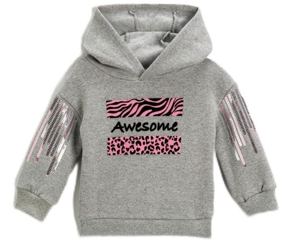 🛍️ Kapüşonlu Sweat Pul Payet Detaylı