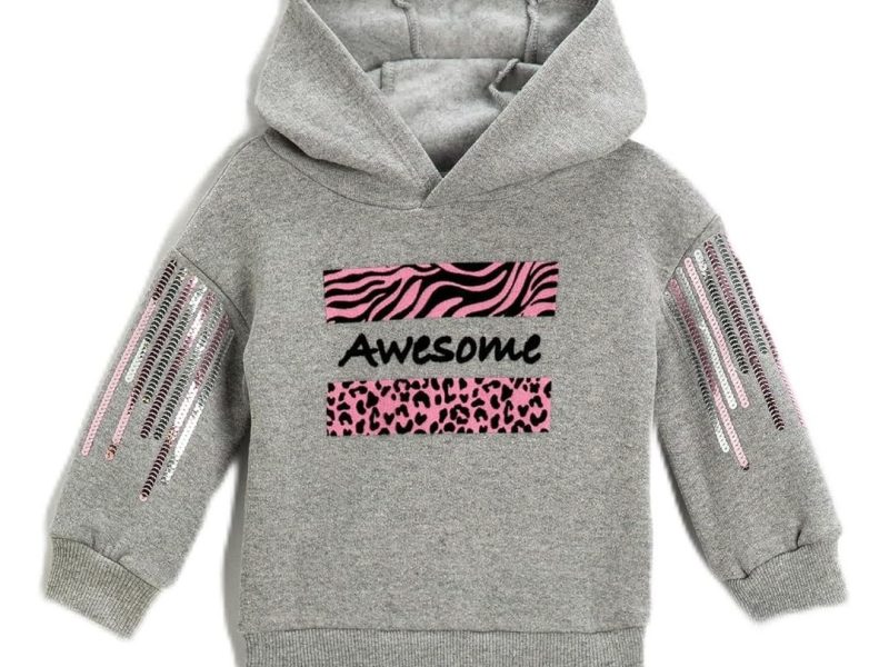 🛍️ Kapüşonlu Sweat Pul Payet Detaylı