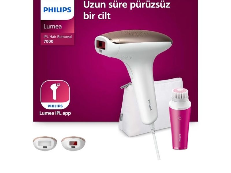 Philips Lumea IPL Tüy Alma Cihazı, Çantalı, Yüz Temizleme Cihazı Hediyeli, Yüz/Vücut/Hassas Bölge Kullanımı, Cilt Tonu Sensörü ile Güvenli Epilasyon BRI924/00