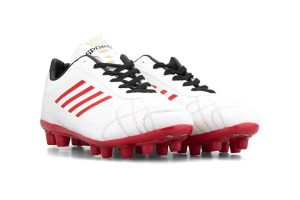 🛍️ SPORTAÇ Lig Messi Numara 42 Multiground Erkek Futbol Krampon BEYAZ_KIRMIZI