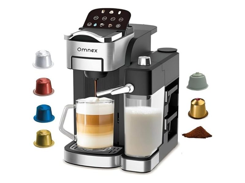 🛍️ Ox Pro2 Espresso Kahve Makinesi 20 Bar Kapsül & Öğütülmüş Kahve, Süt Köpürtücü Latte Cappuccino