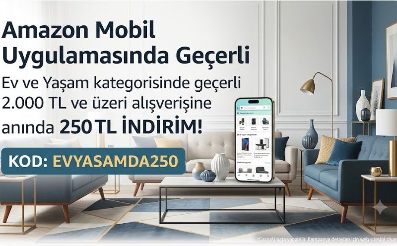 🏷️ İndirim Kodu: EVYASAMDA250 — %87 İndirim