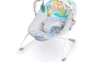 🛍️ Bright Starts Ana Kucağı Rahatlatıcı Titreşimler Bebek Koltuğu   Çıkarılabilir Oyuncak Barı, Kaymaz Ayak, 0 6 Ay, 9 kg’ya Kadar (Safari Eğlencesi)