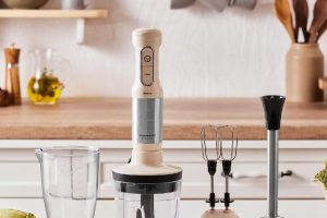 Karaca Mastermaid Prosteel 1500W Blender Seti Soft Cream-Inox