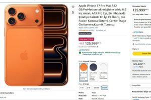 Apple iPhone 17 Pro Max 512 GB Kozmik Turuncu