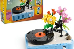 LEGO Creator 3’ü 1 Arada Çiçekli Pikap 31172-8 Yaş ve Üzeri Kız ve Erkek Çocuklar için Radyo ve Mikrofona Dönüşebilen Yaratıcı Oyuncak Yapım Seti, Müzik Oyuncakları Yaratıcı Hediye Fikri (366 Parça)