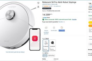 Roborock S8 Pro Akıllı Robot Süpürge — %88 İndirim