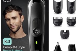 (%55.01) Braun Series 3 MGK3440 Hepsi Bir Arada Şekillendirme Seti, 8’i 1 Arada Erkek Bakım Kiti