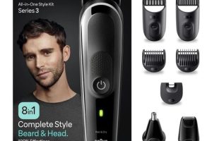 Braun Series 3 MGK3440 Hepsi Bir Arada Şekillendirme Seti, 8’i 1 Arada Erkek Bakım Kiti