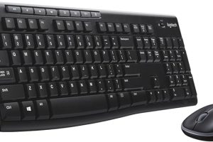 (%18.6) Logitech MK270 Kablosuz Klavye Mouse Seti, Tam Boyutlu, Sağ ve Sol Elle Kullanıma Uygun Mouse, 10 m Kullanım Mesafesi, Sıvı Dökülmesine Dayanıklı, Türkçe Q Klavye, Siyah