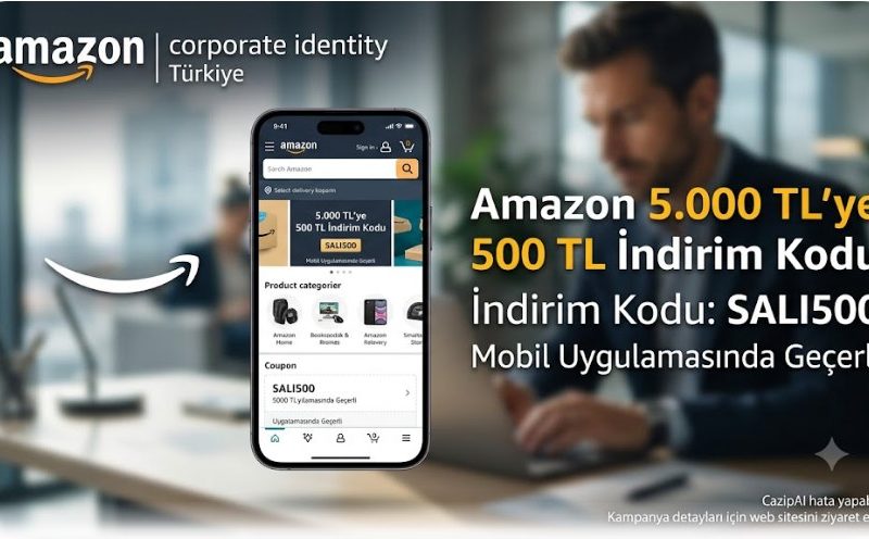 📢 Amazon mobil uygulamasına özel harika bir fırsat başladı. Sepetinizdeki seçili ürünlerde geçerli indirimden yararlanmak için kodu kullanmayı unutmayın! — %90 İndirim