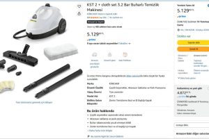 KST 2 + cloth set 3.2 Bar Buharlı Temizlik Makinesi