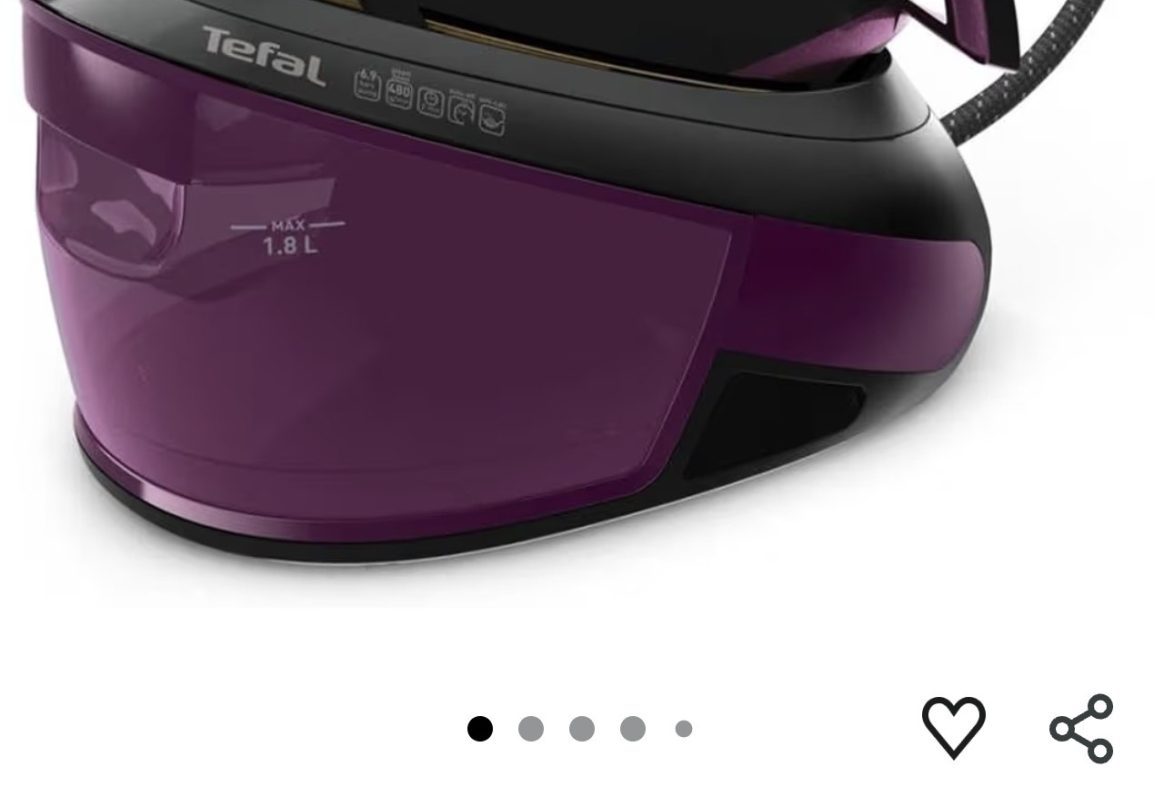 Tefal Tefal SV8152 Express Vision 130 gr Sürekli ve 480 gr Şok Buharlı 2830 Watt Buhar Kazanlı Ütü