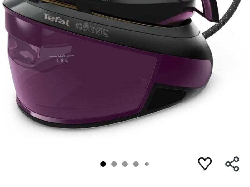 Tefal Tefal SV8152 Express Vision 130 gr Sürekli ve 480 gr Şok Buharlı 2830 Watt Buhar Kazanlı Ütü