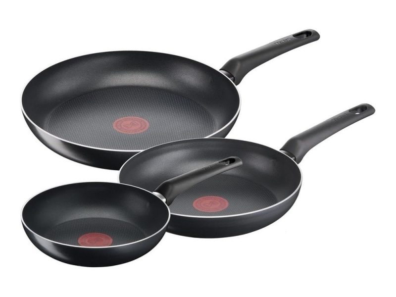 Tefal SimpleCook 1X Difüzyon Tabanlı 3’lü Tava Seti – 20/24/28 cm