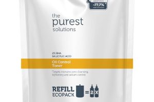 The Purest Solutions Sivilce Ve Siyah Nokta Karşıtı Salisilik Asit Tonik Yağlı Karma Ciltler Ekolojik Yedek Paket 400ml