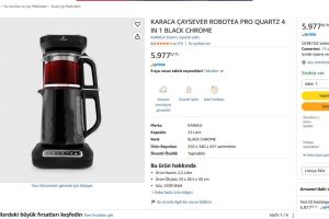 KARACA ÇAYSEVER ROBOTEA PRO QUARTZ 4 IN 1 BLACK CHROME