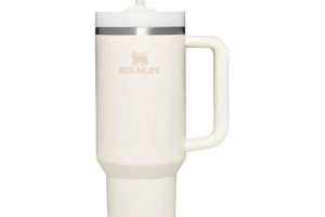 Stanley Quencher Pipetli Termos Bardak, 1.18 Litre, Krem