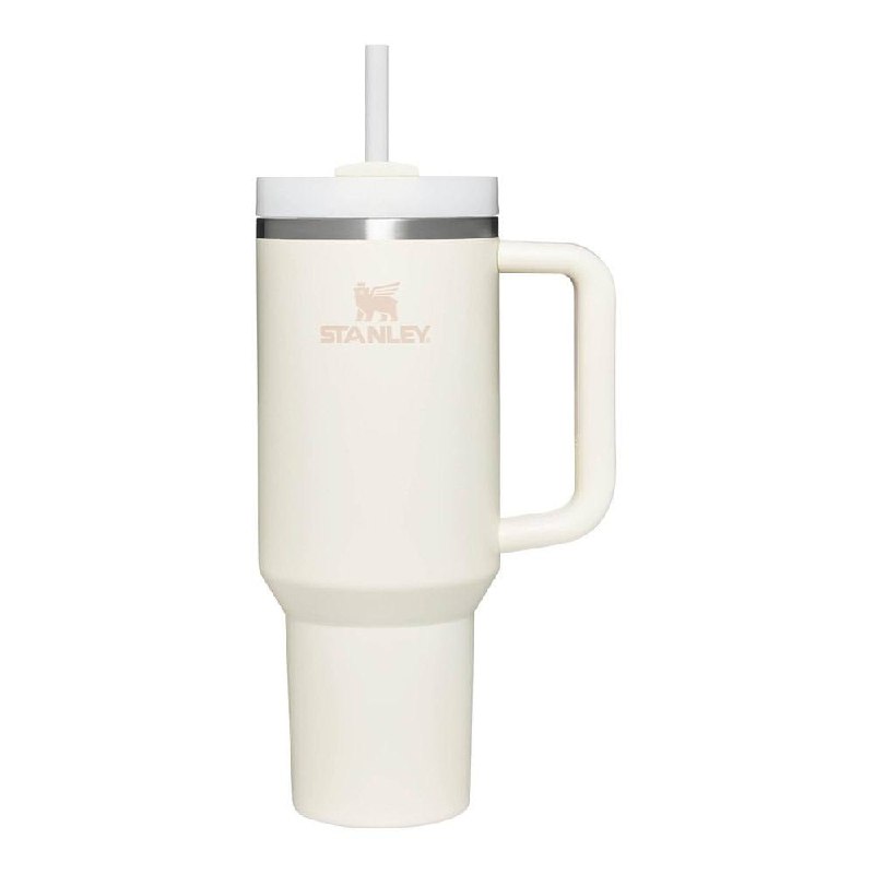 Stanley Quencher Pipetli Termos Bardak, 1.18 Litre, Krem